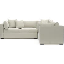 abington white sectional   