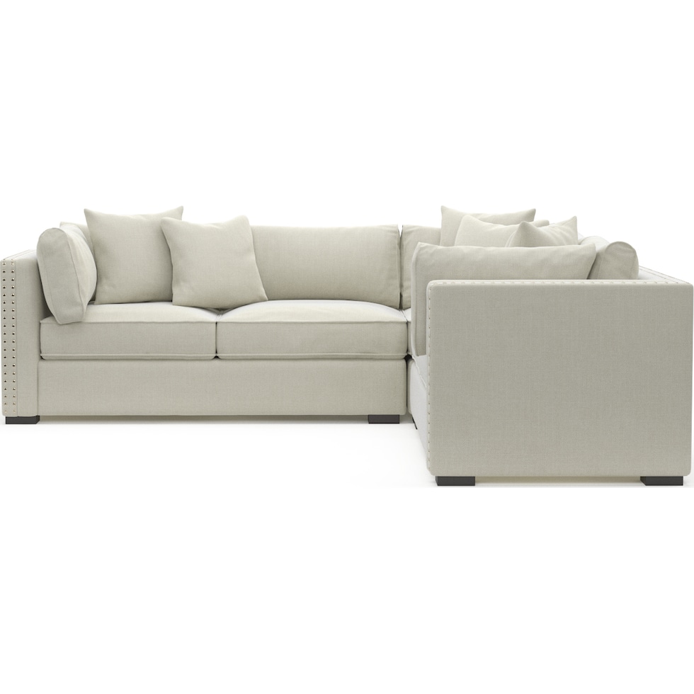 abington white sectional   