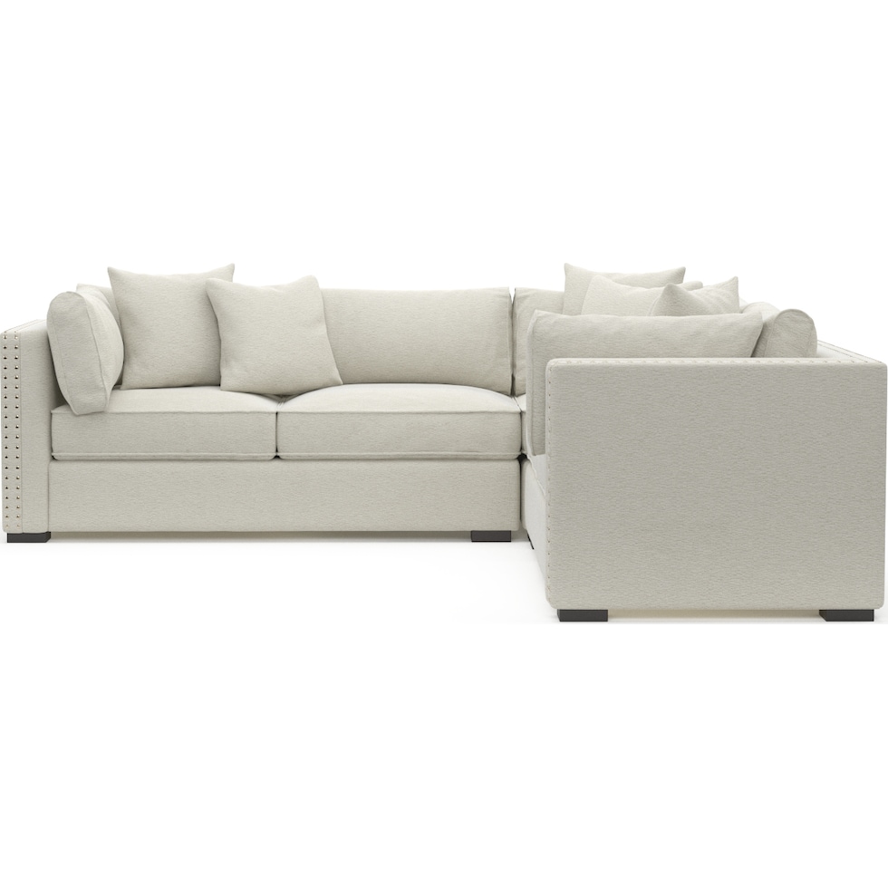 abington white sectional   