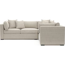abington white sectional   