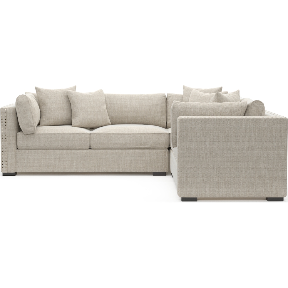 abington white sectional   