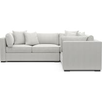 abington white sectional   