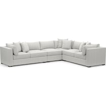 abington white sectional   