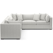 abington white sectional   