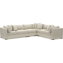 abington white sectional   