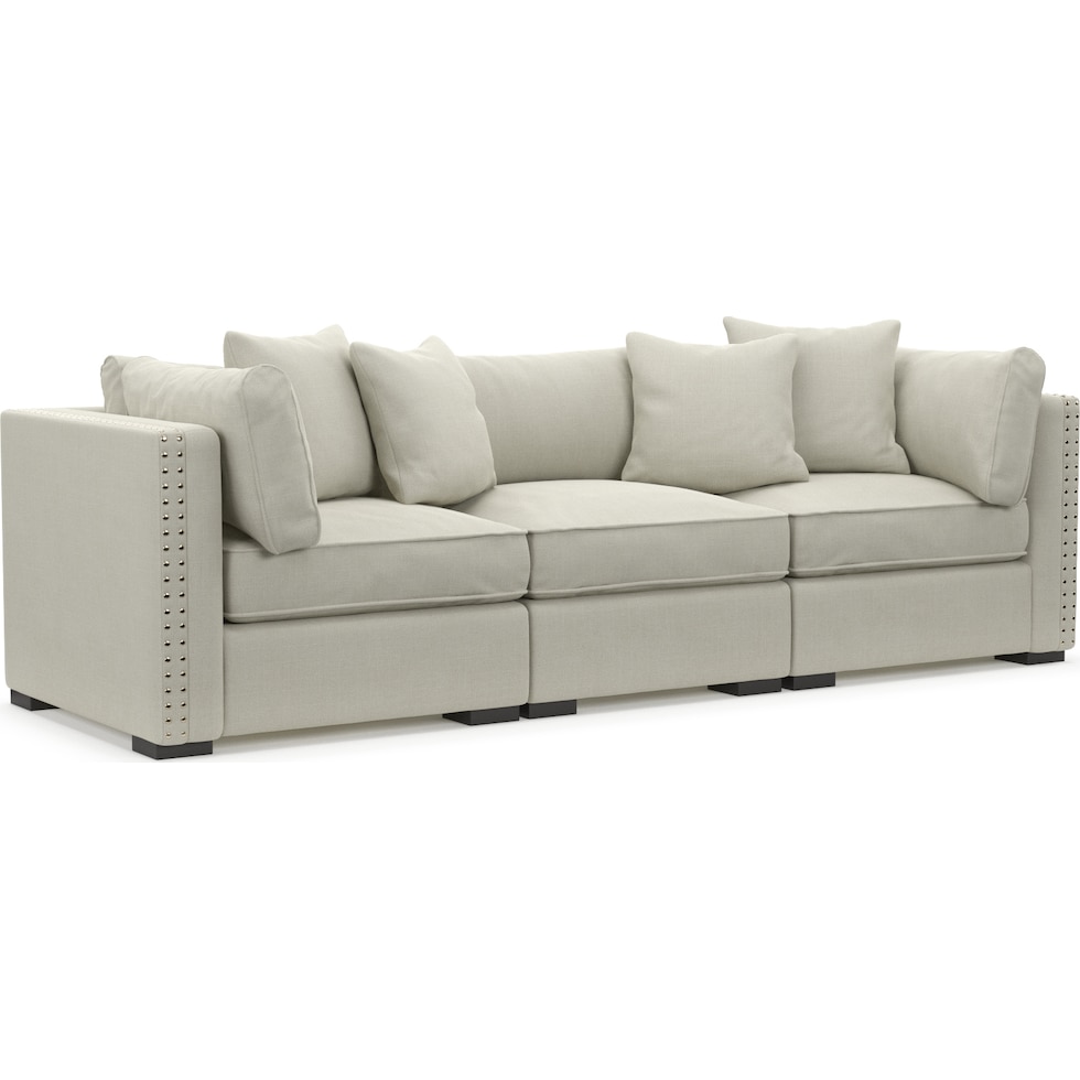 abington white sofa   