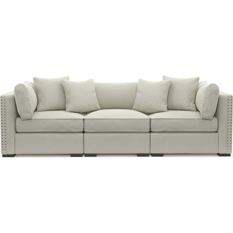 abington white sofa   