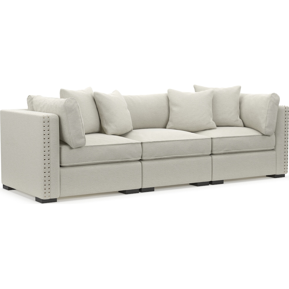 abington white sofa   