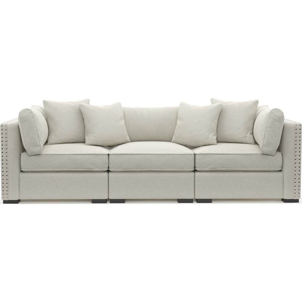 abington white sofa   