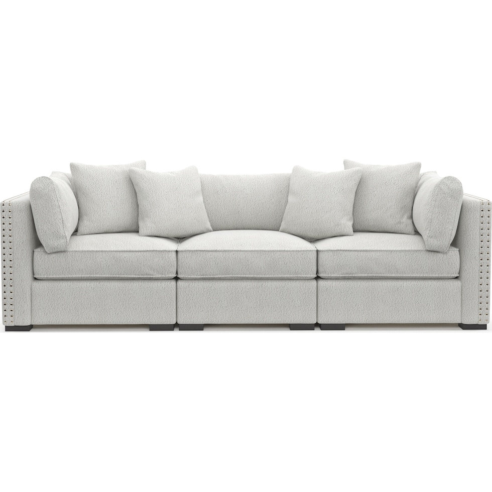abington white sofa   