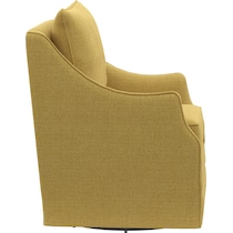 abington yellow swivel chair   