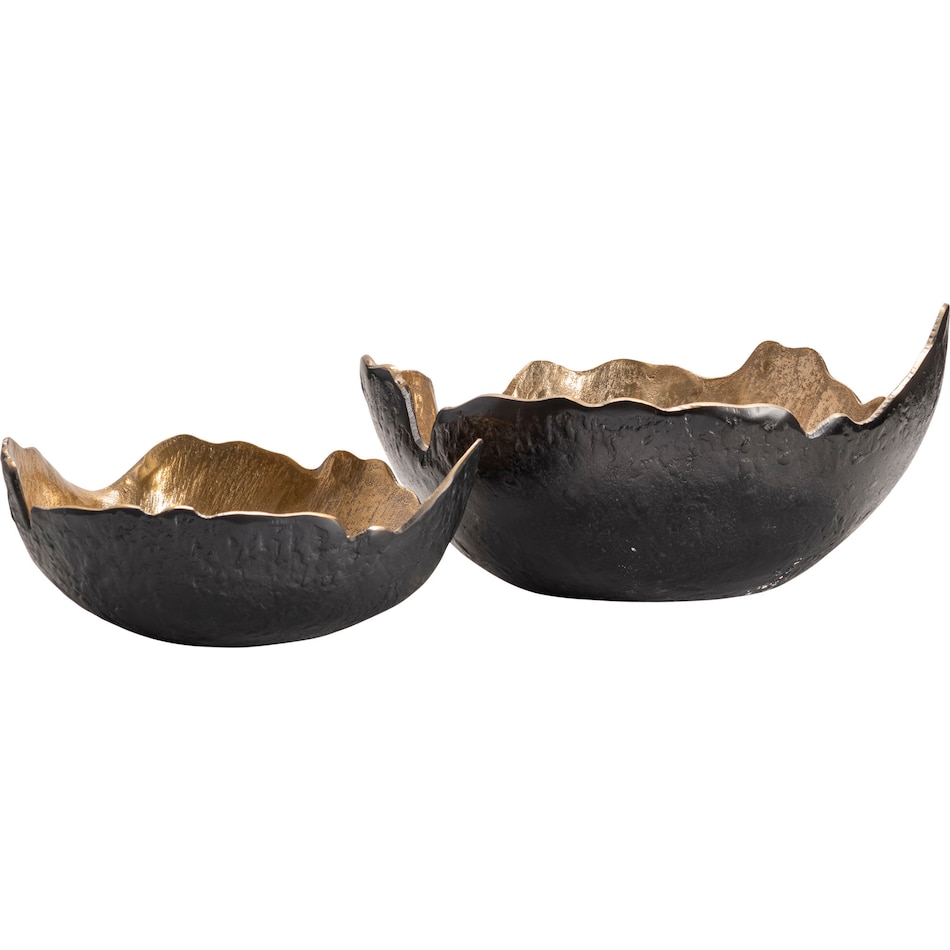 abridge dark brown decorative bowl set   