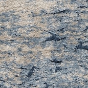 Lana Shag 4' x 6' Area Rug - Blue/Ivory