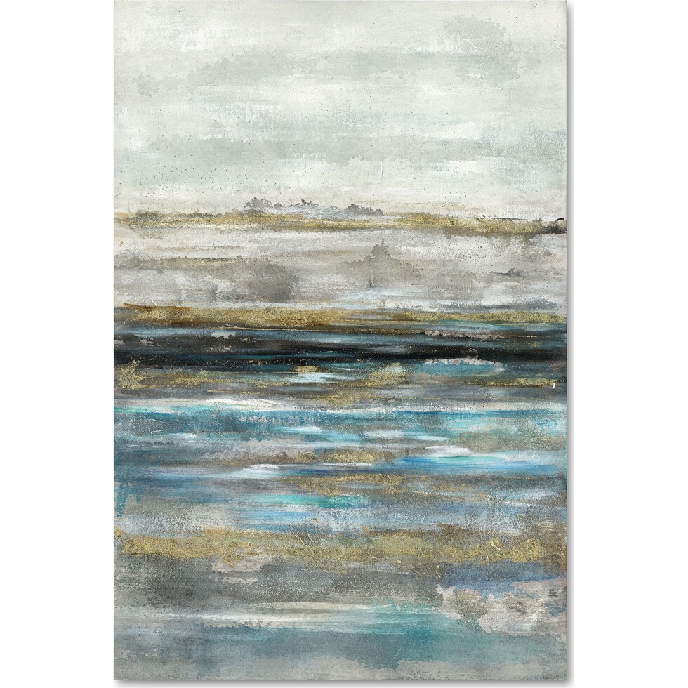 abstract water multicolor wall art   