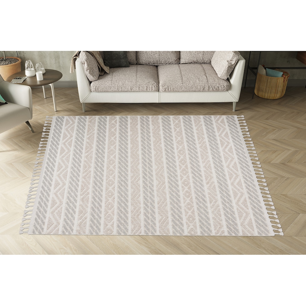 acacia beige white area rug  x    