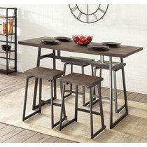 ace black counter height stool   