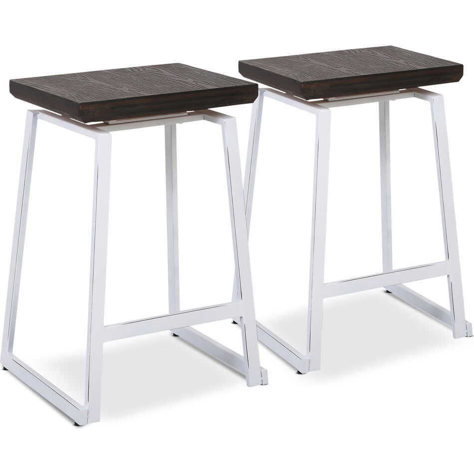 ace white counter height stool   