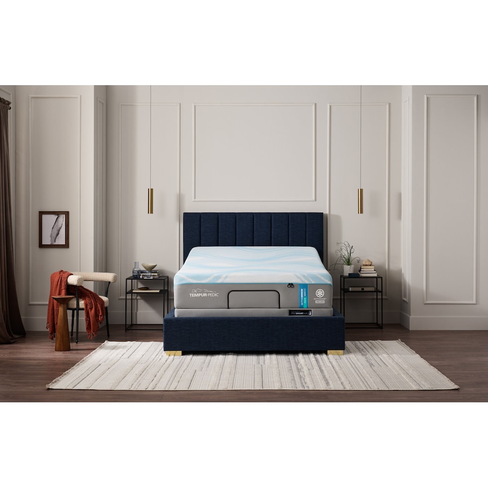 activebreeze white king mattress foundation set   