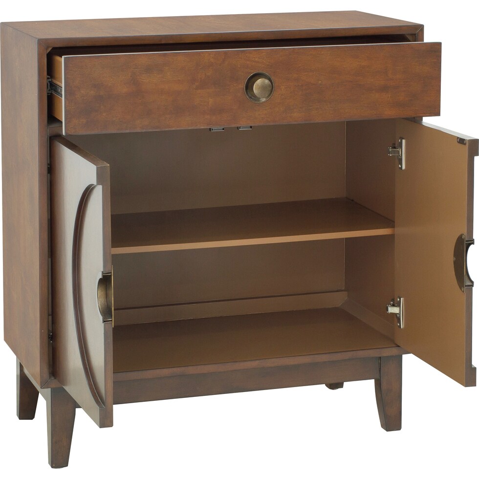 adah dark brown nightstand   
