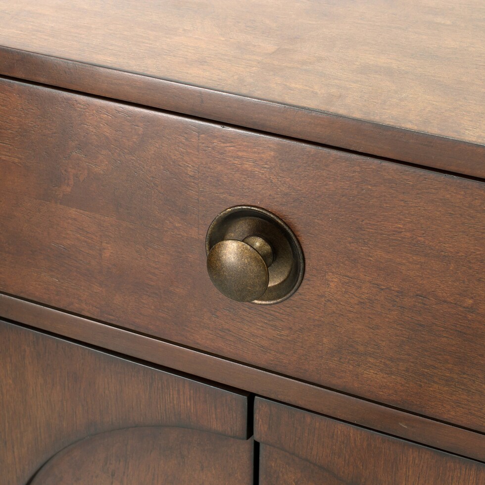 adah dark brown nightstand   