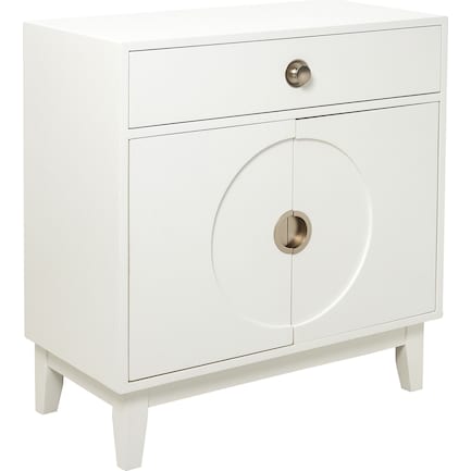 Adah Nightstand/Accent Chest - White