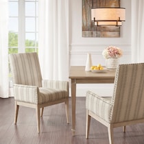 adain white dining chair   