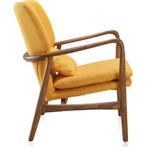 adams gold accent chair   