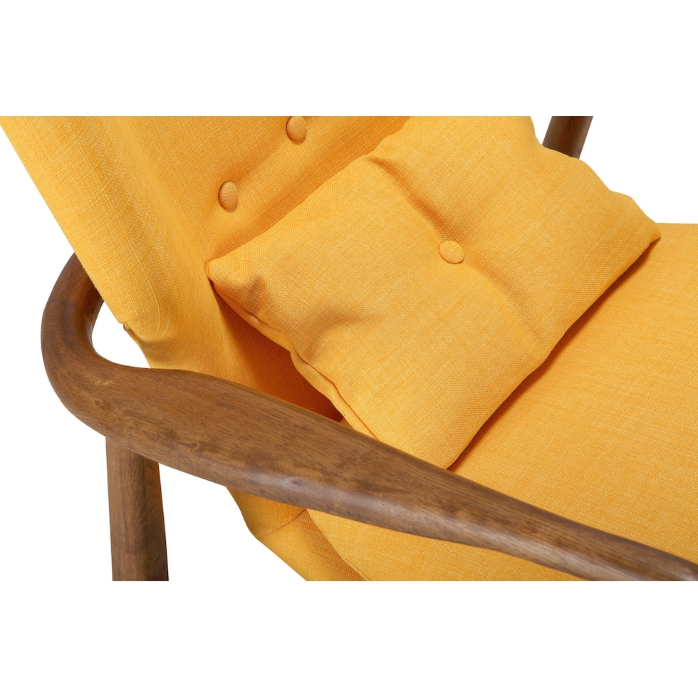adams gold accent chair   