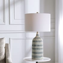 adaora blue table lamp   