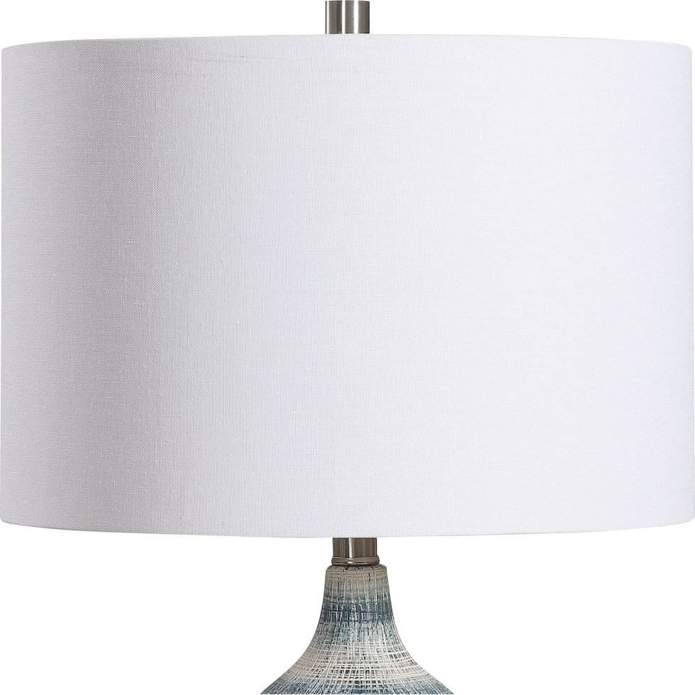 adaora blue table lamp   