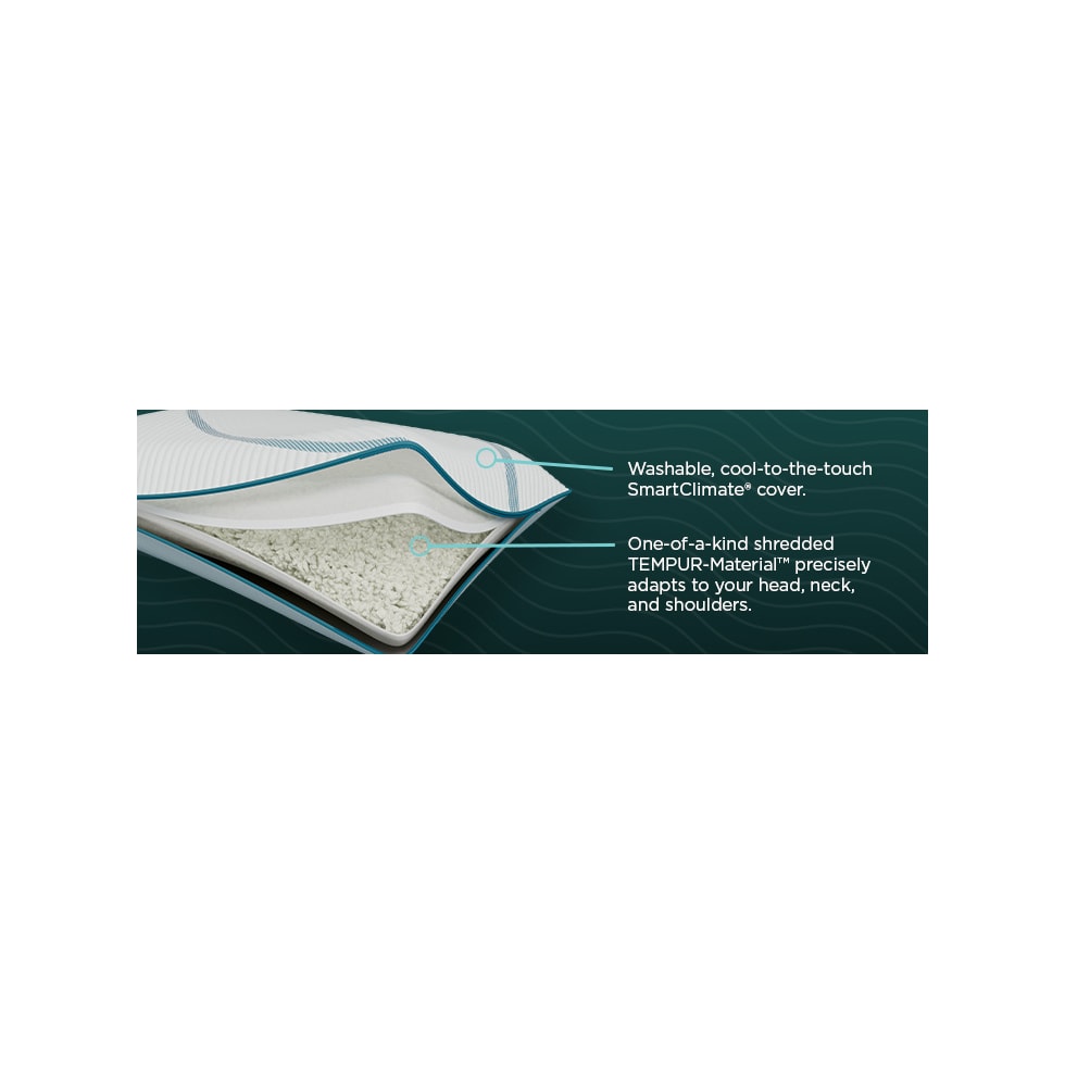 adapt  white bed pillow   