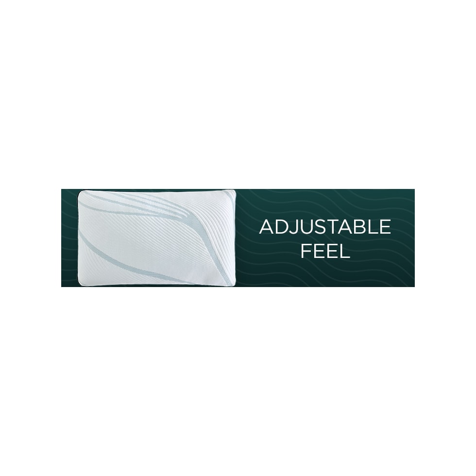 adapt  white bed pillow   