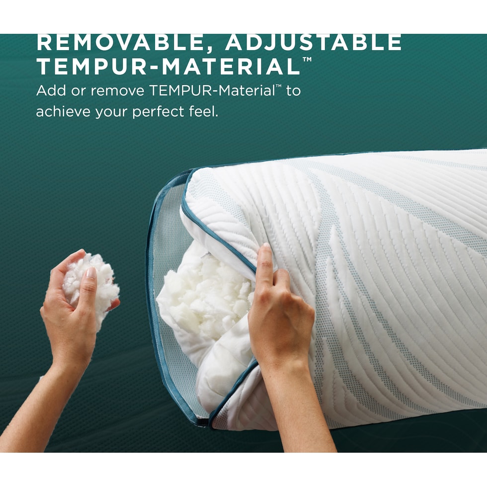 adapt  white bed pillow   