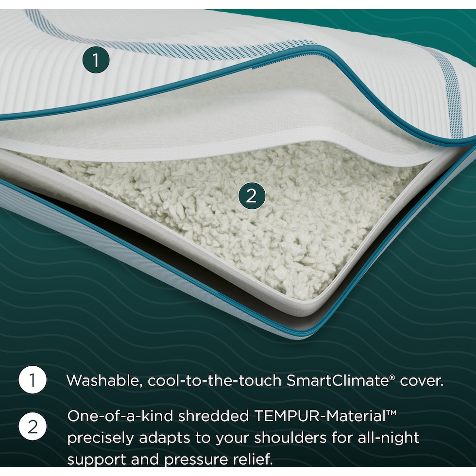 adapt  white bed pillow   