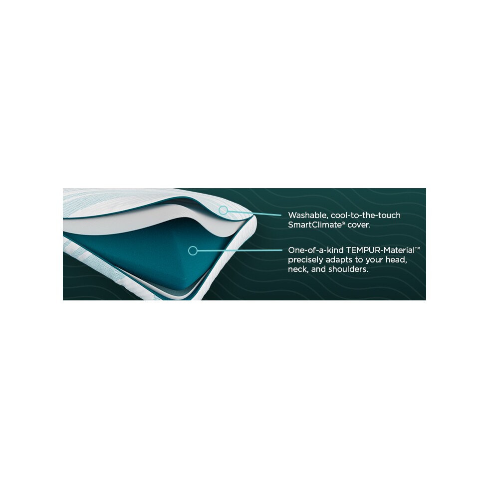 adapt  white bed pillow   