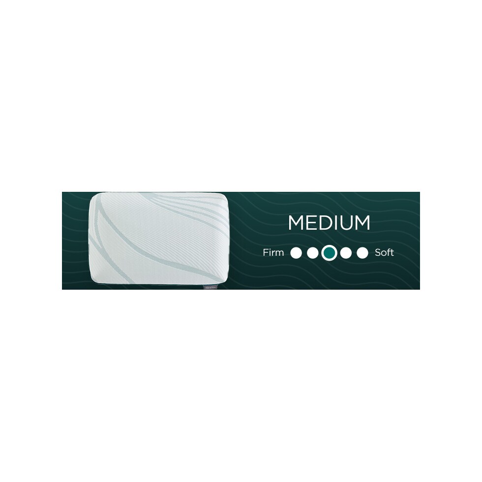 adapt  white bed pillow   