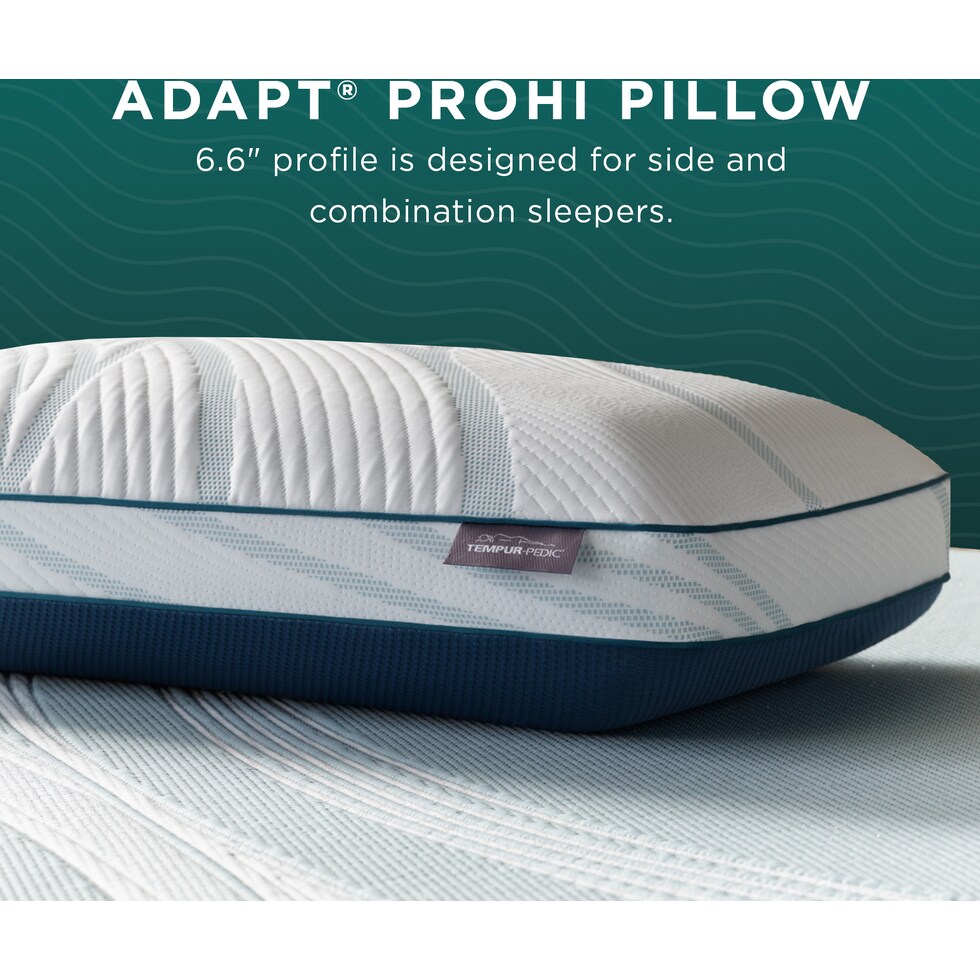 adapt  white bed pillow   