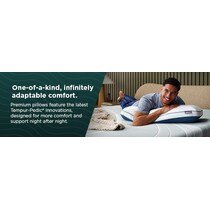 adapt  white bed pillow   