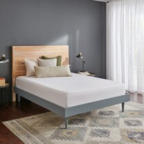 adapt  white split king mattress protector   