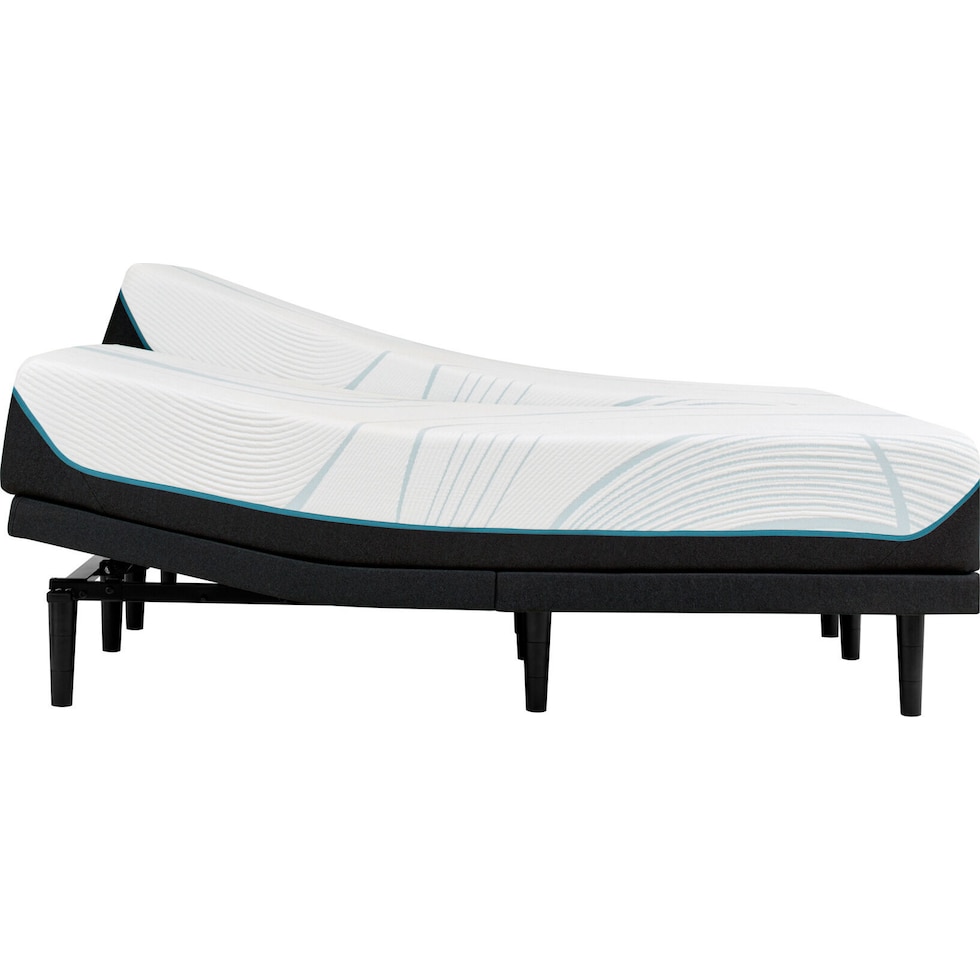 adapt  white split king mattress   