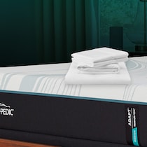 adapt  white split king sheet set   