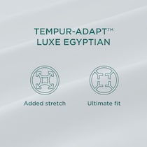adapt  white split king sheet set   