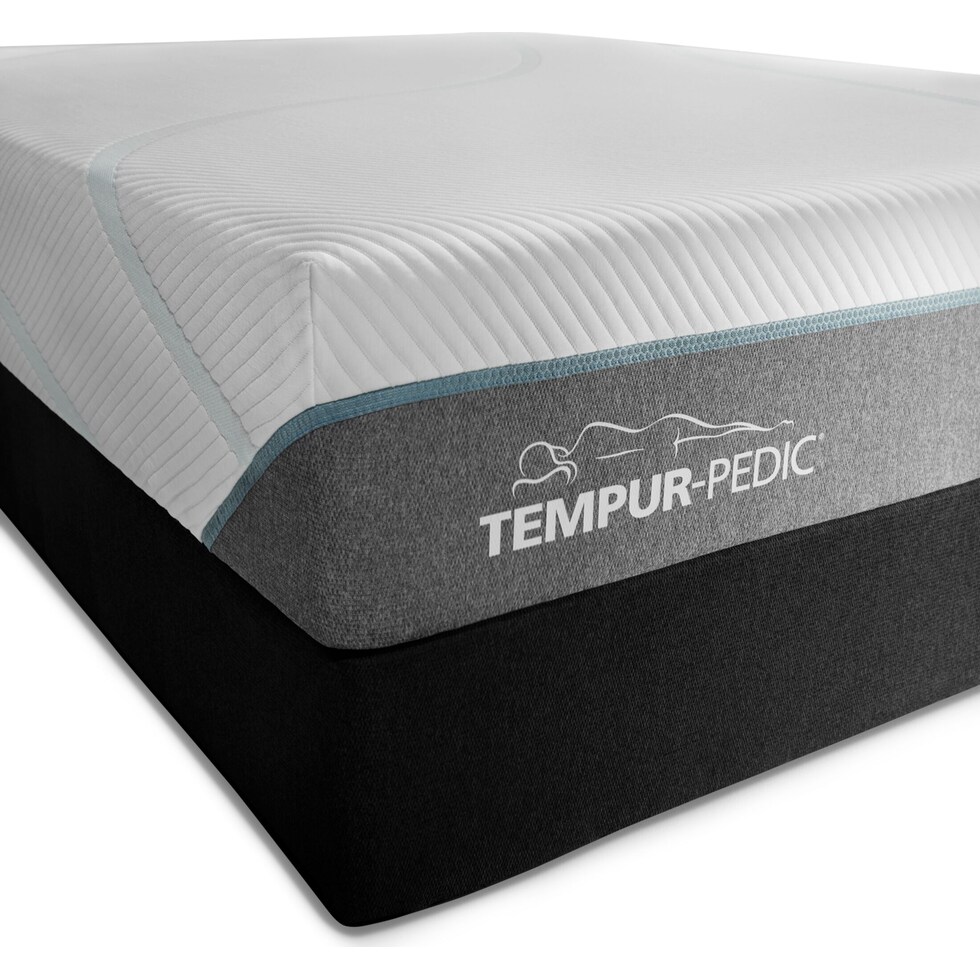 adapt white california king mattress split low profile foundation set   
