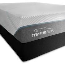 adapt white full mattress low profile foundation set   