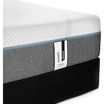 adapt white full mattress low profile foundation set   