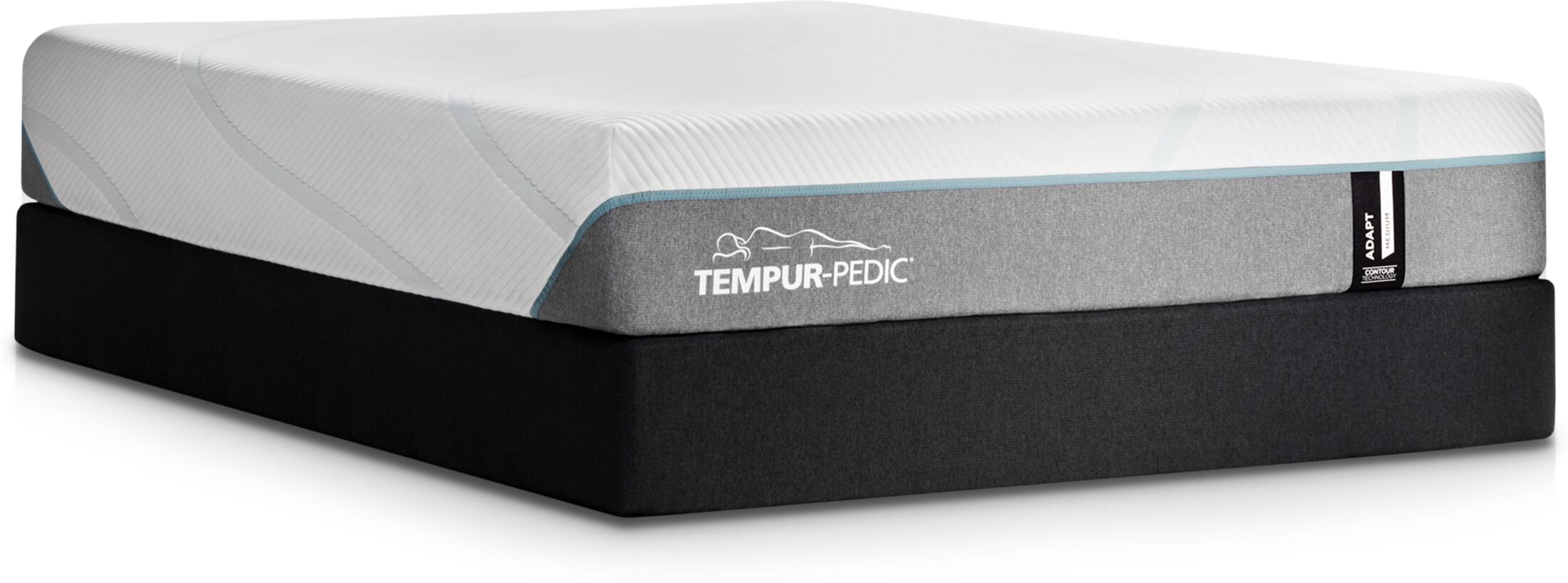 TempurPedic® TEMPURAdapt® Medium King Mattress and Split Foundation