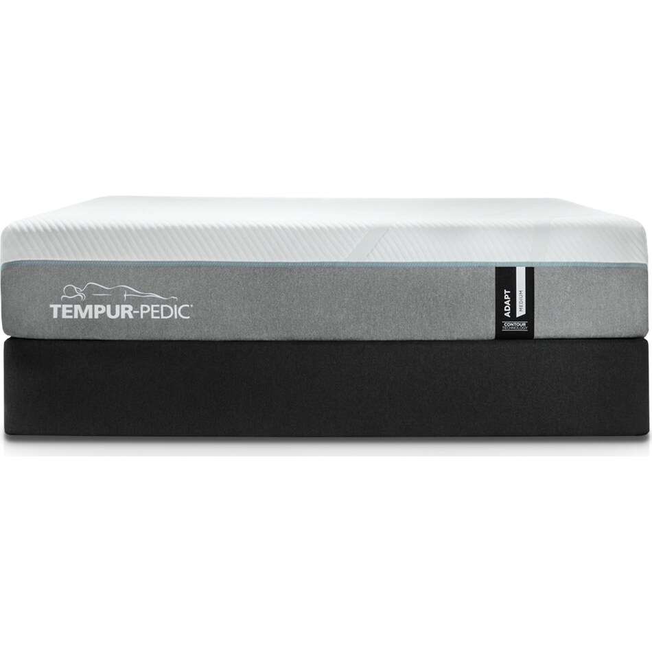 TempurPedic® TEMPURAdapt® Medium King Mattress and Split Foundation