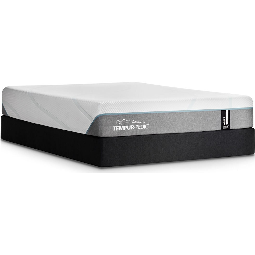 adapt white twin mattress foundation set   