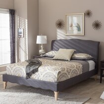 adara gray queen bed   