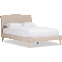 adara neutral queen bed   